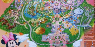 Hong kong Disney քարտեզի վրա