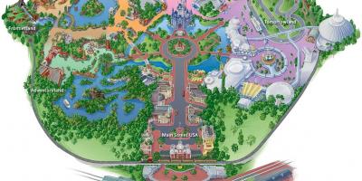 Disneyland Հոնկոնգի քարտեզի վրա
