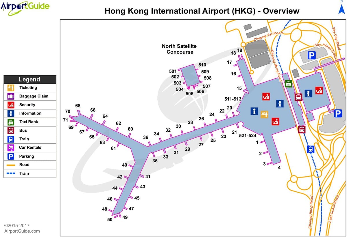 Hong kong քարտեզի վրա