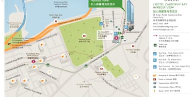 Hong kong causeway Bay քարտեզ