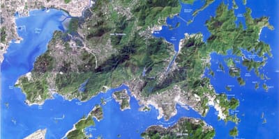 Արբանյակային քարտեզը Հոնկոնգի