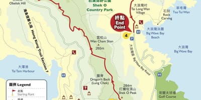 Տուրիստական քարտեզի hong Kong