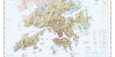 Ուրվագծային քարտեզ Հոնկոնգի