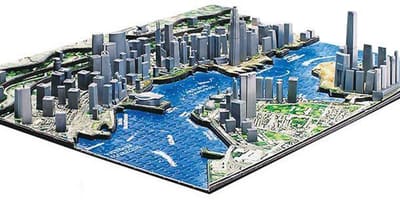 3D քարտեզ Հոնկոնգի