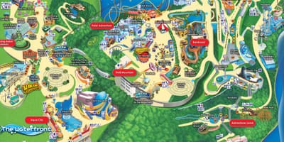 Ocean Park hong Kong քարտեզ